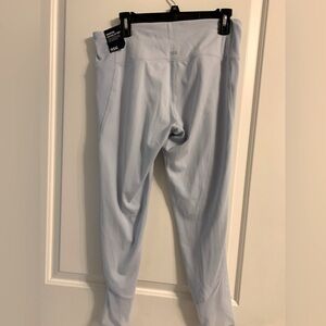 Large Women’s DSG leggings in baby blue color. NWT